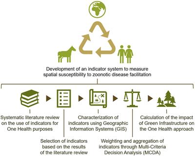 Toward One Health: a spatial indicator system to model the facilitation of the spread of zoonotic diseases